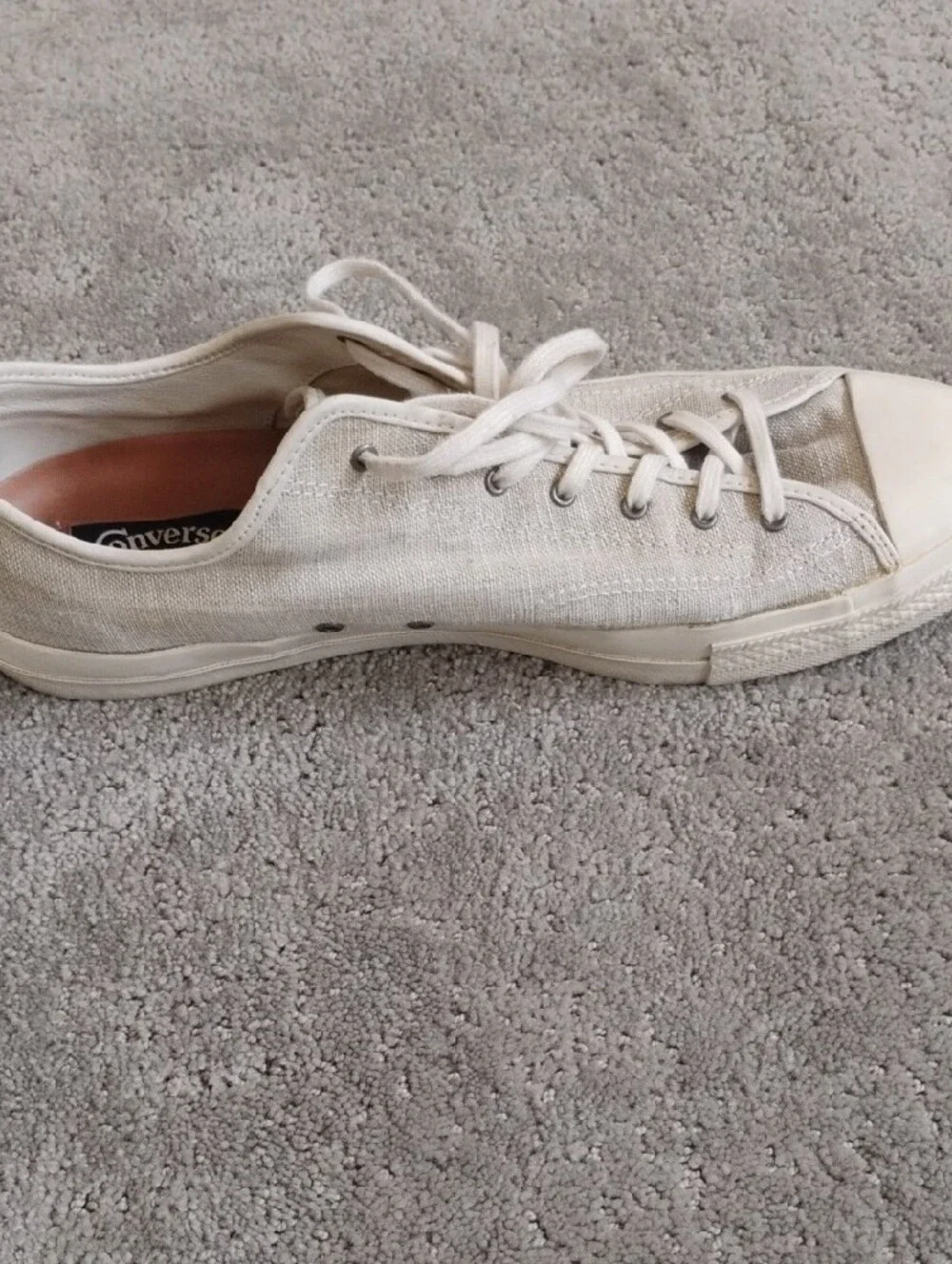Converse All Stars. Men's 13. Light Beige. Excellent Condition. - Picture 7 of 8
